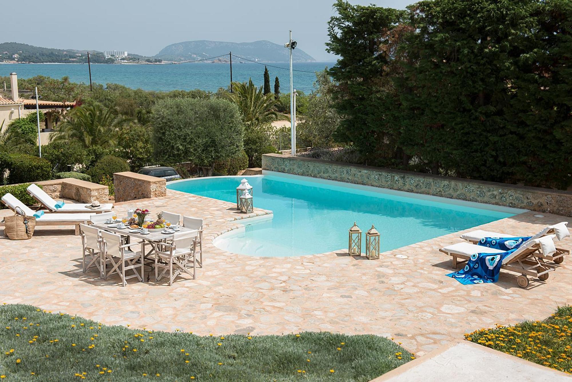 Villa Emerald Porto Heli Esterno foto